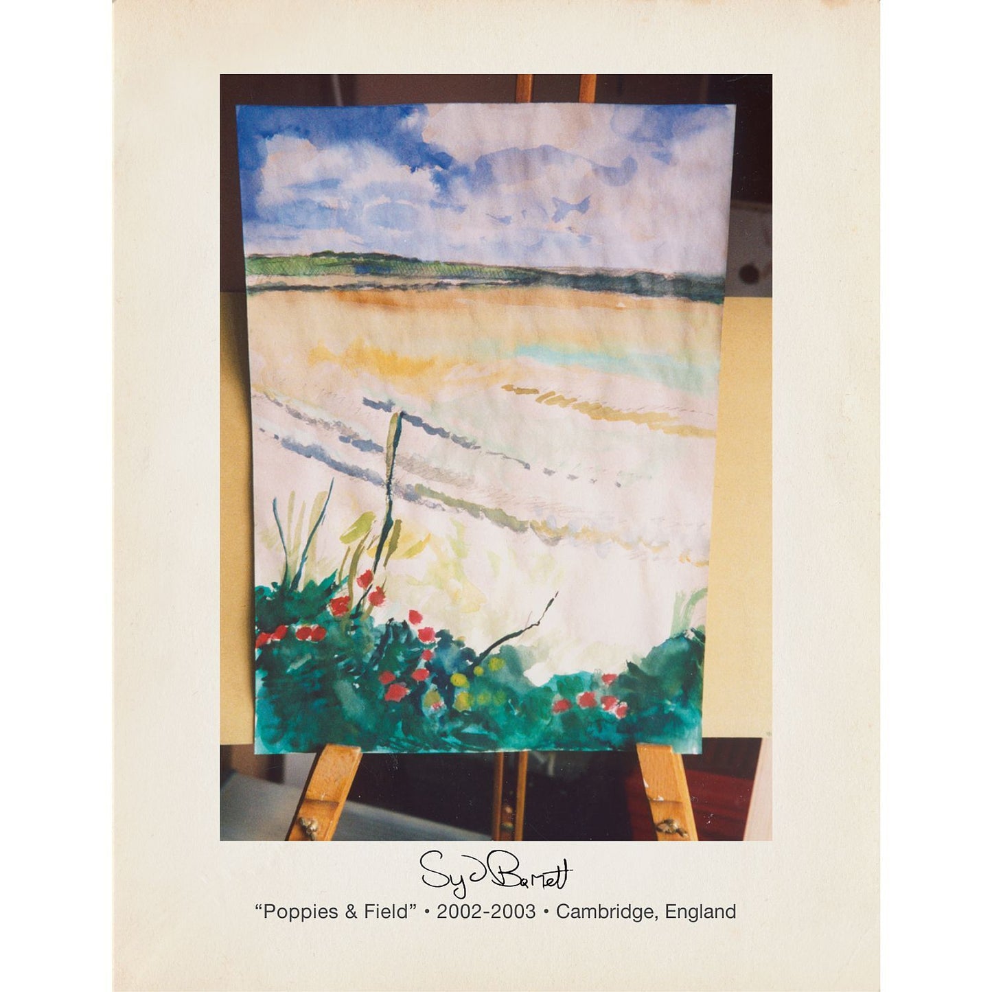 Poppies & Field Notecard